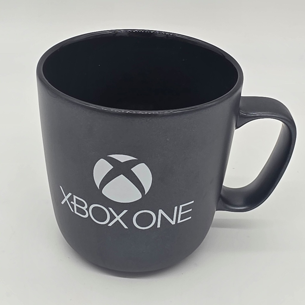 Microsoft Xbox One Black Ceramic Mug Coffee Cup Washable Gaming Logo Used